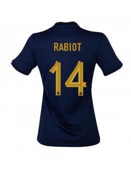 Billige Frankrike Adrien Rabiot #14 Hjemmedrakt Dame VM 2022 Kortermet